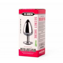 X-MEN Secret Shade Metal Butt Plug Red