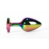 X-Men Rainbow Heart Shape Plugs Set L (4) X-MEN Secret Shine Metal Butt Plug Rainbowheart