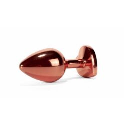 X-MEN Secret Shine Metal Butt Plug Rose Gold Heart