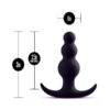 Anal Adventures Platinum Beaded Butt Plug