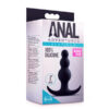 Anal Adventures Platinum Beaded Butt Plug