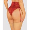 lonesia-garter-belt-red-l-xl (5) Halteri Obsessive Lonesia Red