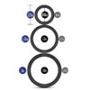 Performance VS4 Cock Ring Set Black
