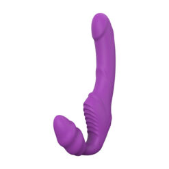 Vibes of Love Double Dipper Purple Strapless Strap on