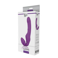 Vibes of Love Double Dipper Purple Strapless Strap on