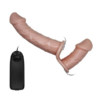Dupli vibrirajući strap-on, 17,5x4,5 i 11x4,5cm - Dual Motor Vibration