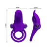 Silikonski vibrirajući prsten za penis, 11,3x5,6cm - Pretty Love Vibrant Penis Ring 6 Pretty Love Vibrant Penis Ring