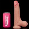 85-sliding-skin-dual-layer-dong-whole-testicle (14) 22 cm Sliding Skin Dual layer Dong with Whole Testicles