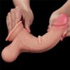 85-sliding-skin-dual-layer-dong-whole-testicle (15) 22 cm Sliding Skin Dual layer Dong with Whole Testicles