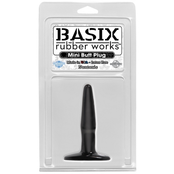 Gumeni analni stimulator, dužina 10cm - Basix Rubber Works Mini