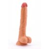 PVC dildo with testicles, 24 x 4.1cm - Real Extreme 2