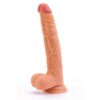 PVC dildo with testicles, 24 x 4.1cm - Real Extreme 2