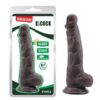 PVC dildo s testisima, 21,6 x 4,2cm, strap-on opcija - Fashion Dude