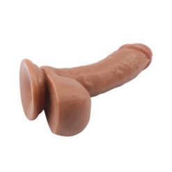 PVC dildo s testisima, 18 x 4cm, strap-on opcija - Fashion Dude