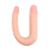 Double-sided PVC dildo, 17 x 2.5-3.4cm - Her-Her Overlap 03