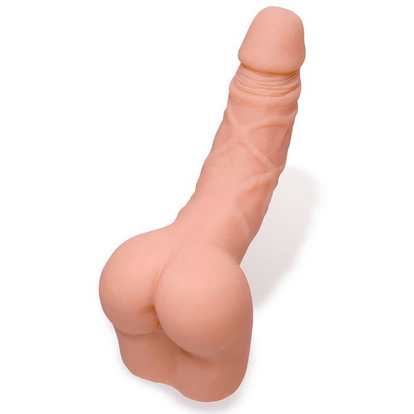 TPR masturbator s anusom i penisom, 20,3 x 4,3cm - Fuck My Cock
