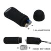 Leopard print tanga with vibrator, with remote control + batteries 5 Leopard print vibrator with remote control + batteries