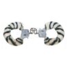 Metal handcuffs with soft material coating 3 Metal handcuffs covered with soft material