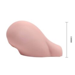 TPR masturbator, oblik stražnjice, dva otvora, vibrator, 21x22,5x13cm - Crazy Bull