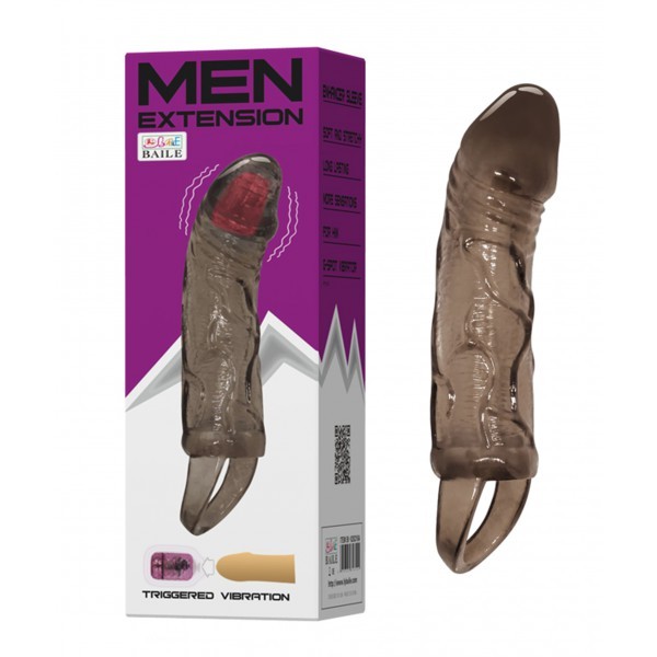Navlaka za penis s vibratorom - Men Extension