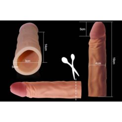 Navlaka za penis od TPE materijala, dužina 19cm - Pleasure X-Tender