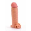 Vibrating Penis Sleeve with Cock Ring - Pleasure X - Tender Vibrating