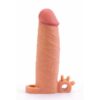 Vibrating Penis Sleeve with Cock Ring - Pleasure X - Tender Vibrating