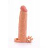 Navlaka za penis s vibratorom i prstenom, 19cm - Pleasure X-Tender #4