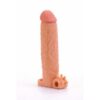Navlaka za penis s vibratorom i prstenom, 19cm - Pleasure X-Tender #4