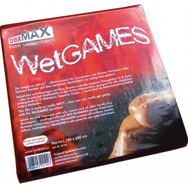 PVC plahta, crvena, 180x220cm - Wet Games