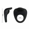 Penis ring with vibrator and clitoral stimulator - Pretty Love Thimble