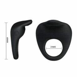 Prsten za penis s vibratorom i stimulatorom klitorisa - Pretty Love Thimble