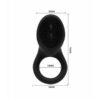 Silicone penis ring with vibrator and stimulator - Pretty Love Cobra
