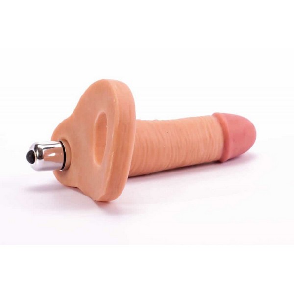 Prsten za penis s vibr. dildom, od TPE materijala - The Ultra Soft Double