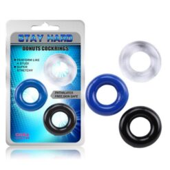 Set od 3 prstena Donut Rings