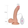 Silikonski vibrator s testisima, 20x4cm - The Ultra Soft Dude 6 Silikonski vibrator s testisima, 20x4cm - The Ultra Soft Dude