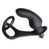 Analni stimulator s vibratorom i prstenom, 14 x 3,1-3,7cm - Ro-Zen Pro