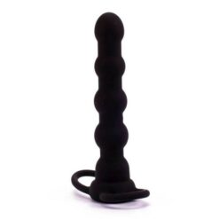 Strap-on s vibratorom i prstenima, 13x3,5cm - Vibrating Fantasy Double Prober