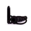 Strap-on s vibratorom i prstenima, 13x3,5cm - Vibrating Fantasy Double Prober