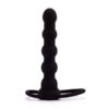 Strap-on s vibratorom i prstenima, 13x3,5cm - Vibrating Fantasy Double Prober