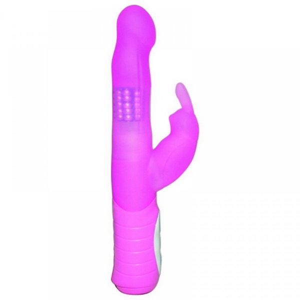 Vibrator sa stimulatorom klitorisa, 21,5x2,8cm - Addicted to... Bunny