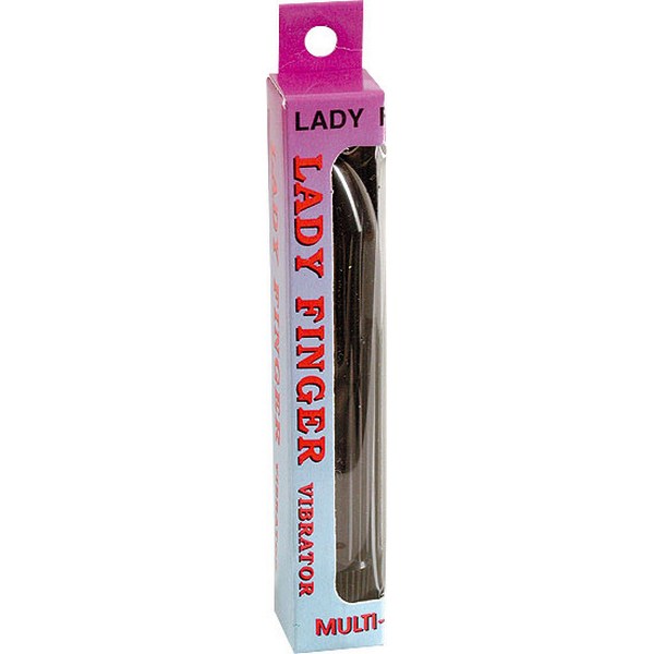 Plastični vibrator, 13 x 2,5cm, s baterijama - Lady Finger