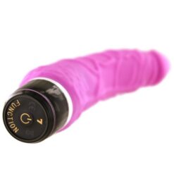Vibrator s izraženim žilama, 20x3-4cm - Seven Creations Silicone Classic