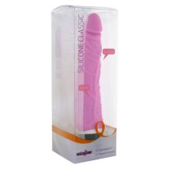 Vibrator s izraženim žilama, 20x3-4cm - Seven Creations Silicone Classic