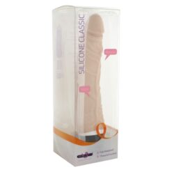 Vibrator s izraženim žilama, 20x3-4cm - Seven Creations Silicone Classic