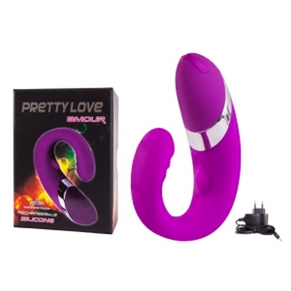 Vibrator silikonski, unisex, USB punjenje - Pretty Love Amour
