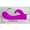 Vibrator for G-spot and clitoral stimulation, 20 x 3.2cm - Pretty Love Arthur