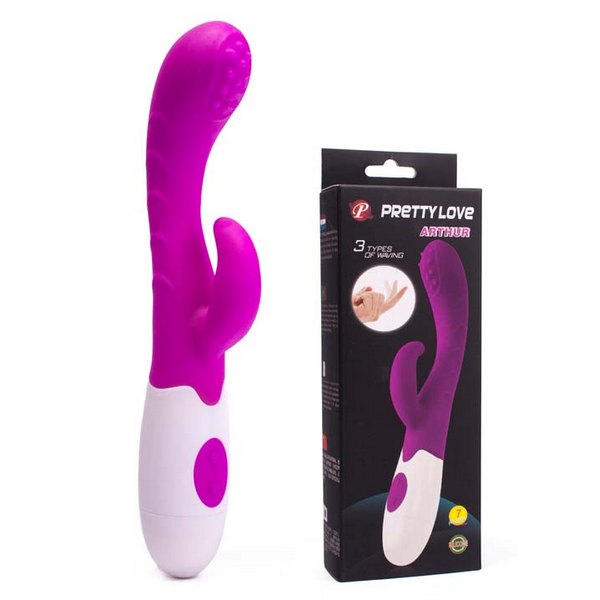 Vibrator za stimulaciju G-točke i klitorisa, 20 x 3,2cm - Pretty Love Arthur