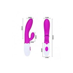 Vibrator za stimulaciju G-točke i klitorisa, 20,5 x 3,3cm - Pretty Love Alvis