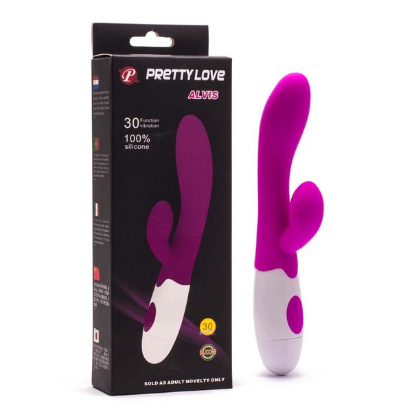 Vibrator za stimulaciju G-točke i klitorisa, 20,5 x 3,3cm - Pretty Love Alvis